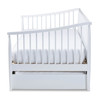Baxton Studio Renata White Finished Wood Twin Size Spindle Daybed with Trundle 158-9645-9659